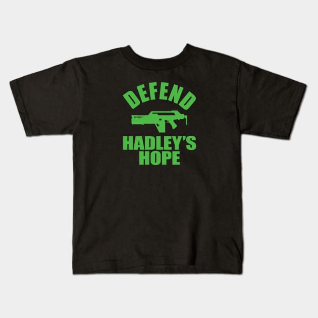 Defend Hadley’s Hope Kids T-Shirt by theUnluckyGoat